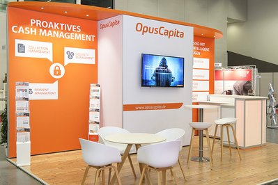 Beispiel: OpusCapita GmbH - Kopfstand 24 qm